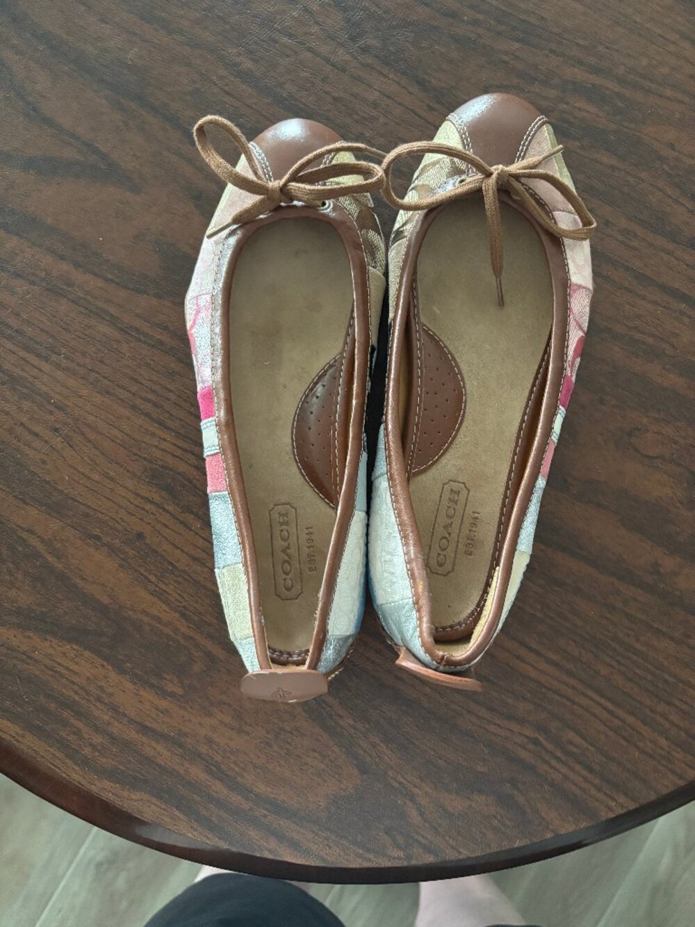 COACH PATCHWORK Flats size 8